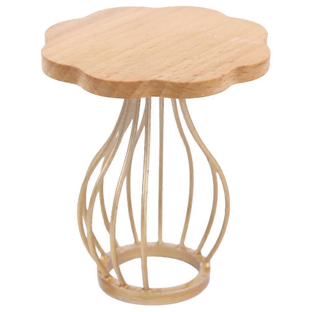 Mini Side Table Miniature Side Table Doll House End Table Decoration Furniture