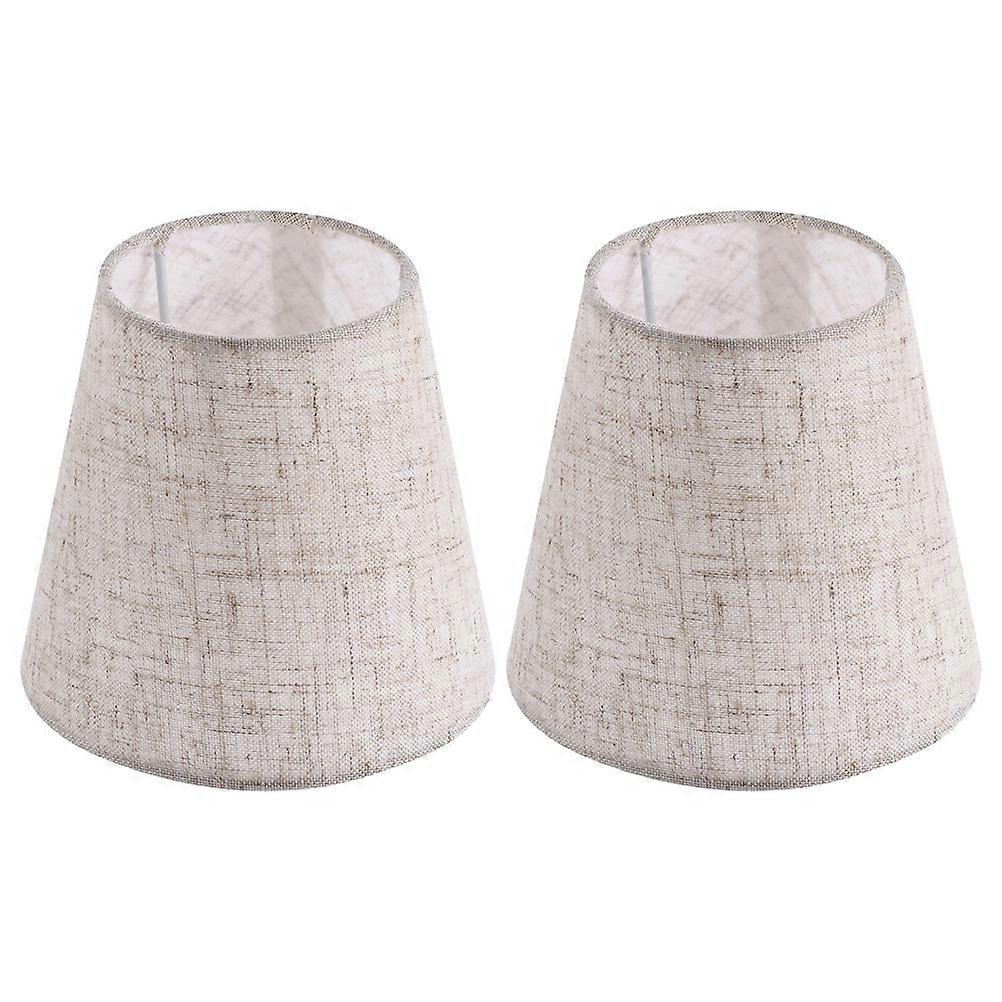 2pcs Cloth Lampshades Ceiling Lamp Chandelier Lamp Covers Dustproof Covers