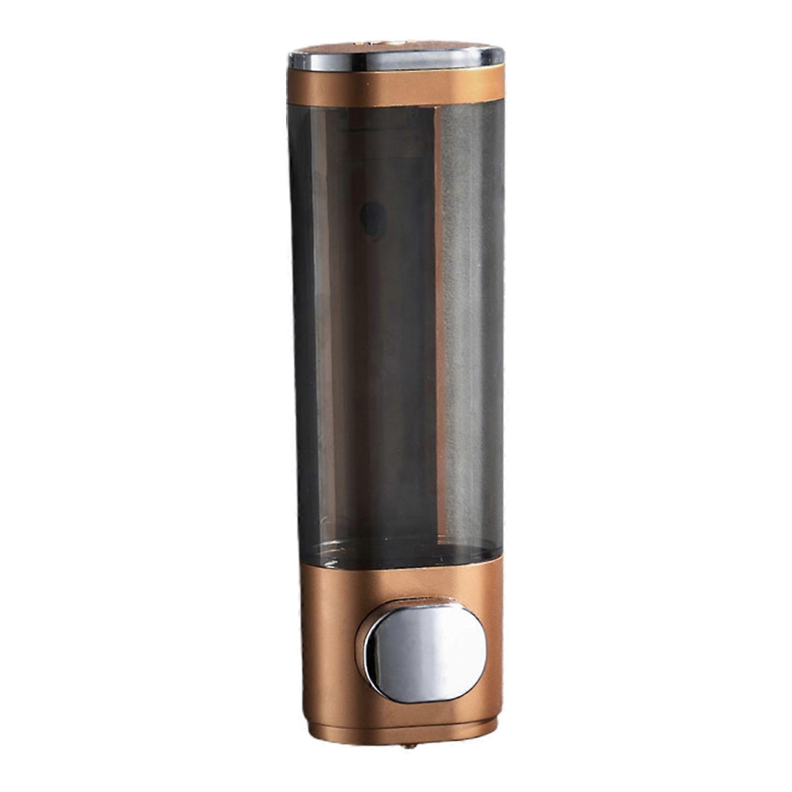 300ml 600ml Soap Dispenser Manual Press Bottle No Punching Wall-mounted Durable Lightweight Long Lasting Strong Pump Transparent Body Wash Box Bathroo