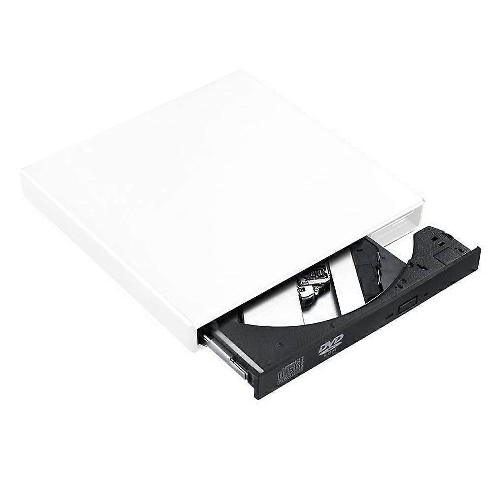 External CD/DVD +/-RW Drive USB 2.0 Type-C Premium Portable DVD CD ROM Player Reader Writer Burner Optical Drive for Apple Mac MacBook Pro/ Air, Windo