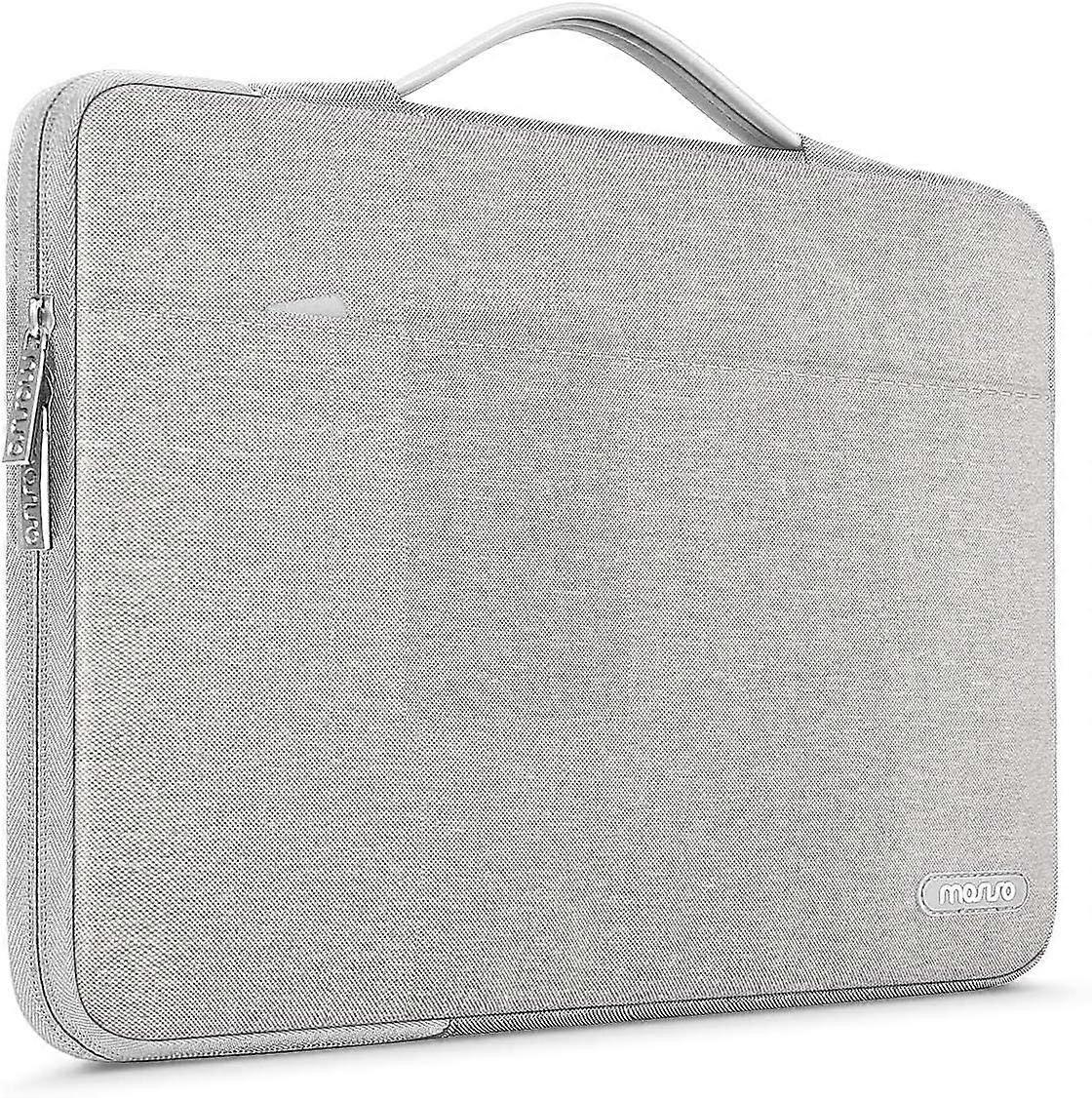 Gray  360 Protective Laptop Sleeve Compatible with MacBook Air/Pro, 13-13.3 inch Notebook,Compatible with MacBook Pro 14 inch 2022 2021 M1 Pro/Max A24