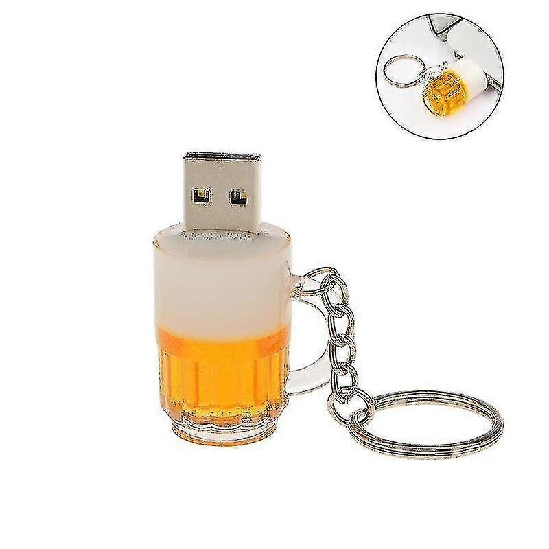 Beer Mug Usb Flash Drive Usb Memory Stick Pen Drive With Keychain