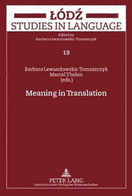 Meaning In Translation Hardback Book