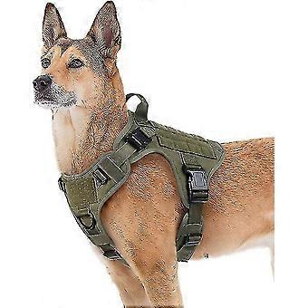 Taktisk Hundsele Militär Hundsele Med Handtag XlGrön