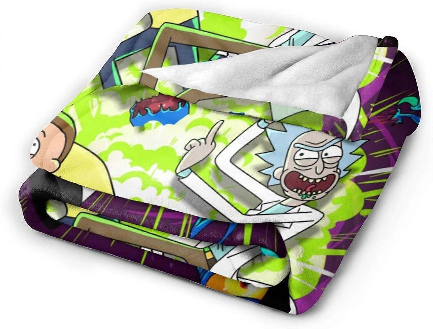 Rick And Morty Blanket Warm and Comfortable Micro Fleece Blanket for Bedding,Couch,Sofa,Bed Throw Blanket -W370-R1750