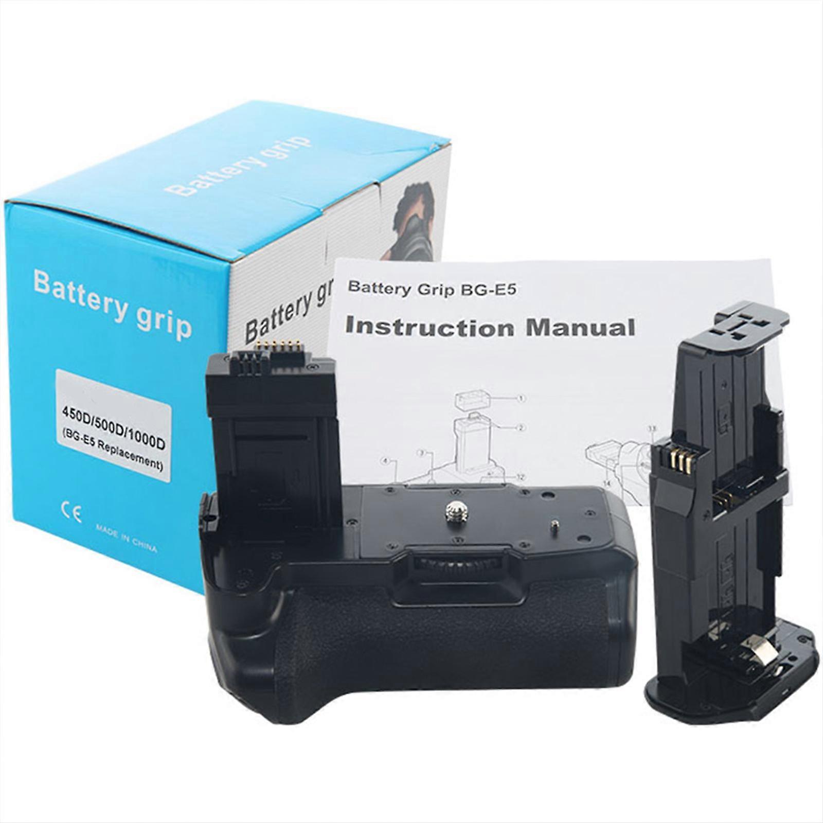 BG-E5 Equivalent Battery Grip Replacement Digital Camera BP-511A Batteries Holder Pack for 450D/500D/1000D/X2