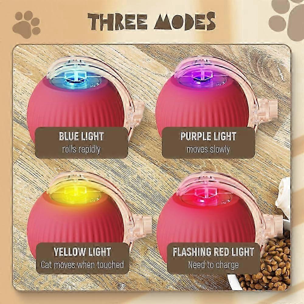 Interactive Rolling Dog Ball Automatic Rolling Ball Toy Electric Dog For Dog/cat