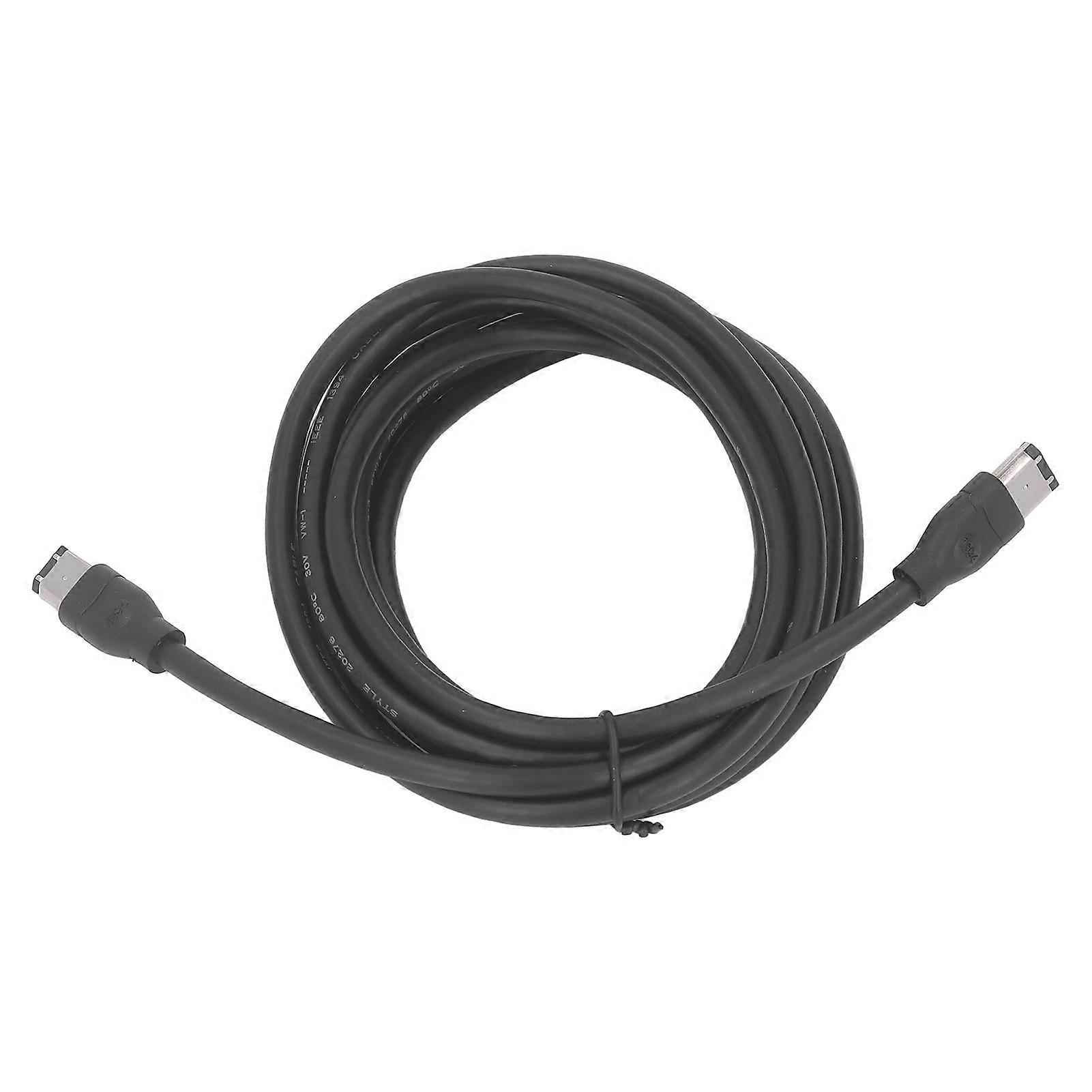 9.8ft 6 Pin to 6 Pin Firewire Cable IEEE1394 for Camcorder, Camera, Printer, Scanner