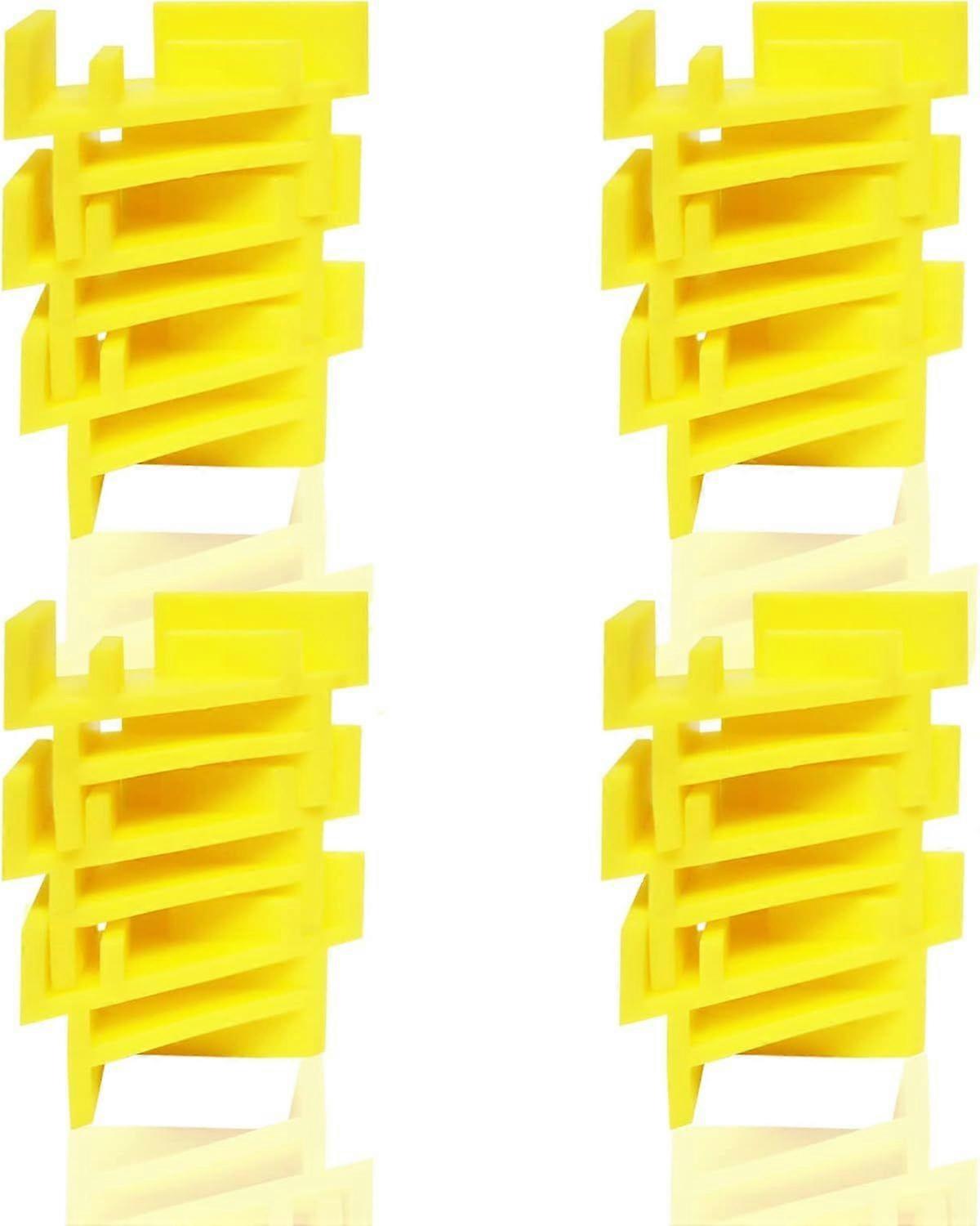 12 τεμάχια στοίβες δίσκων για αξεσουάρ στεγνωτηρίου σωστού παγώματος συγκομιδής συμβατά με τους σωστούς δίσκους συγκομιδής, κίτρινο (ΜΟΝΟ στοίβες δίσκων)