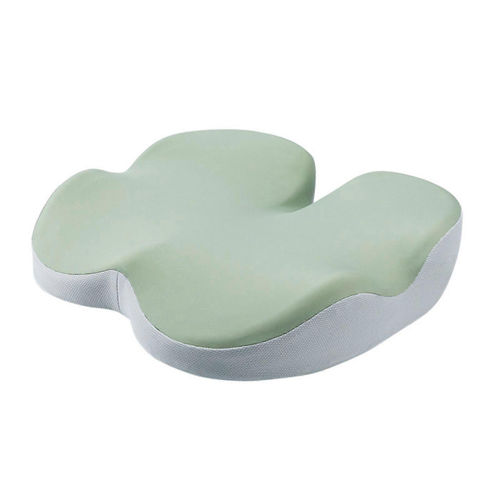 Ergonomic Buttocks Cushion Hemorrhoid Seat Pad Not Stuffy Tailbone Pressure Relief Memory Foam Support Soft Back Pain Relief Slow Rebound Comfortable 