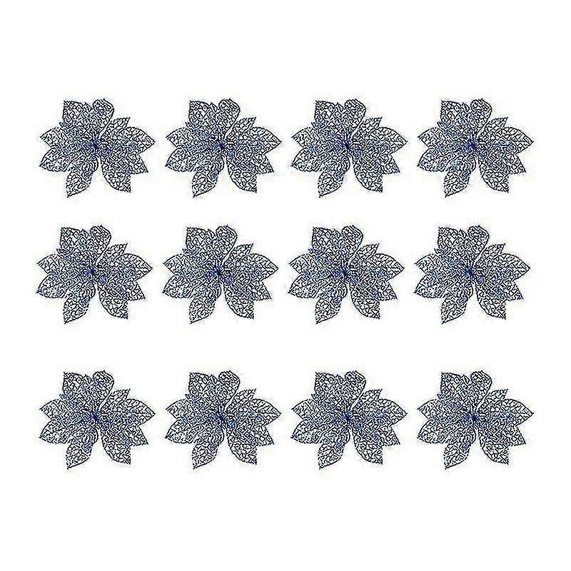 12pcs Artificial Christmas Flower