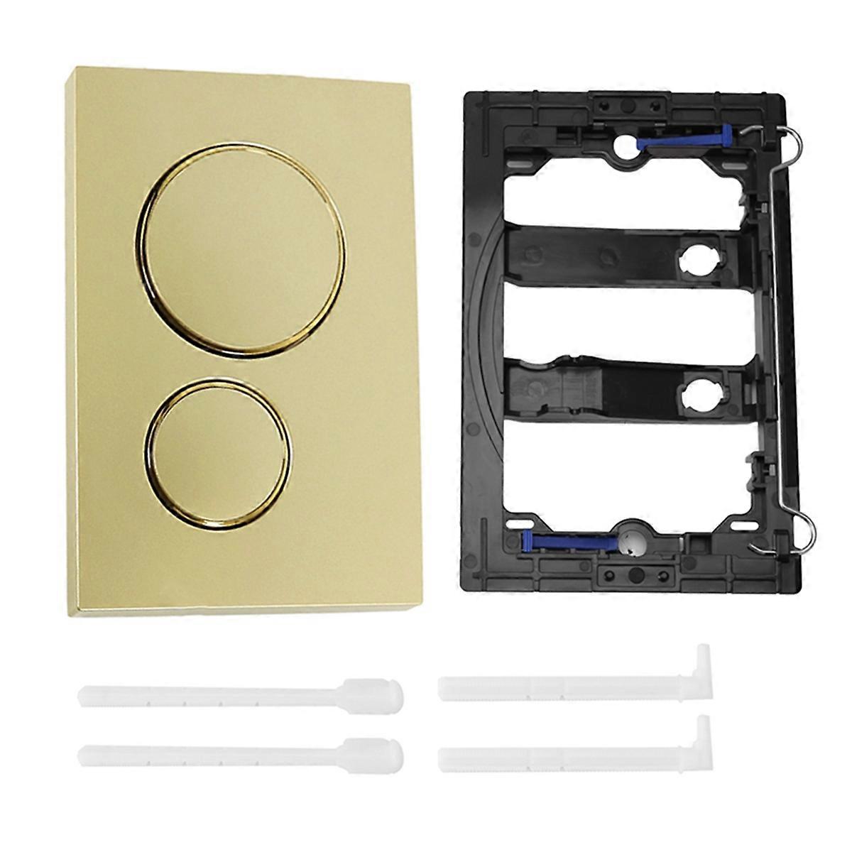For Sigma20 Dual Flush Plate Modern Gold Aesthetics Dual Flush Plate Bathroom Parts