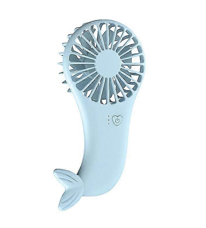 Mermaid handheld USB fan student dormitory small electric fan