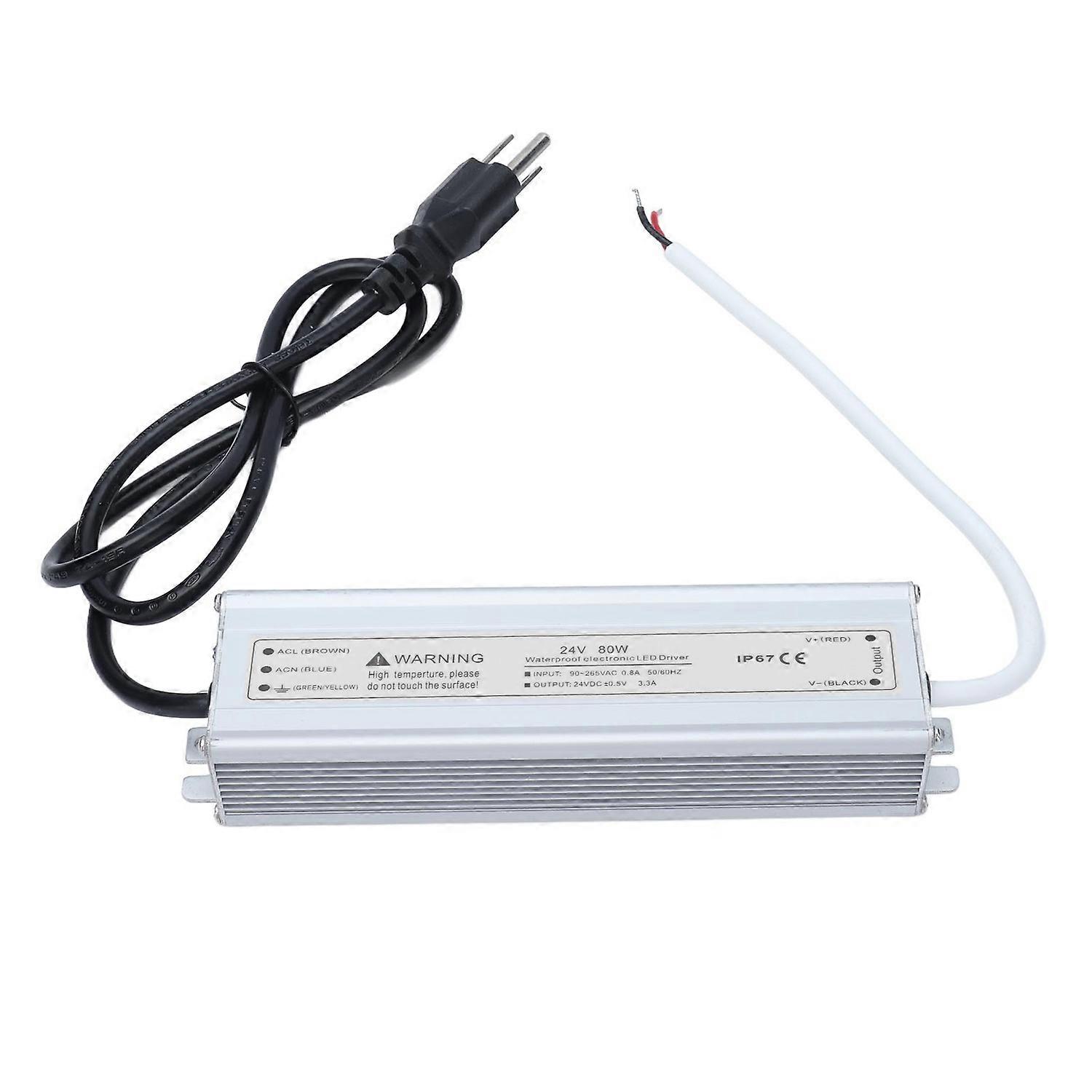 Waterproof IP67 Power Supply High Efficiency Safe Stable Multiple Protection LED Power Supply AC 90‑