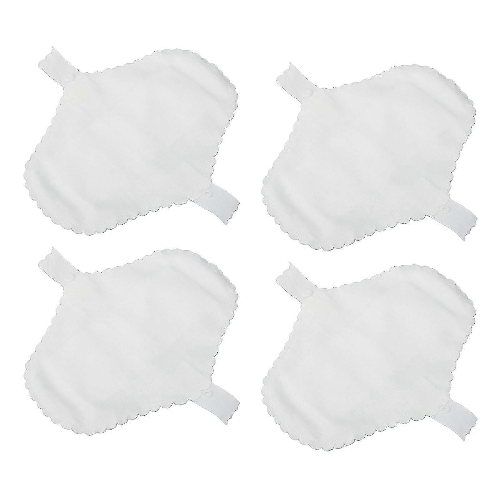 4pcs waschbare Menstruationsbinde Auslaufsicher Atmungsaktiv Stark absorbierende Baumwolle Wiederverwendbare Damenbinde Universal für Frauen