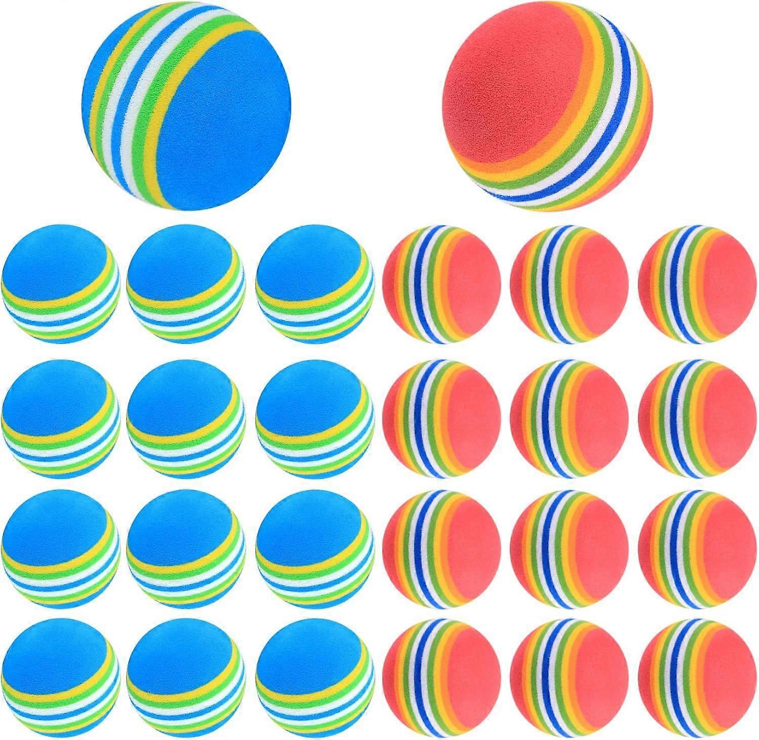 Sponge practice golf balls for indoor/outdoor golf practice (26-pack)