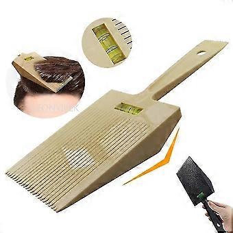 Men'S Flat Top Guide Comb Hairdressing Scissors Comb Barber Shop Hair Styling Tools