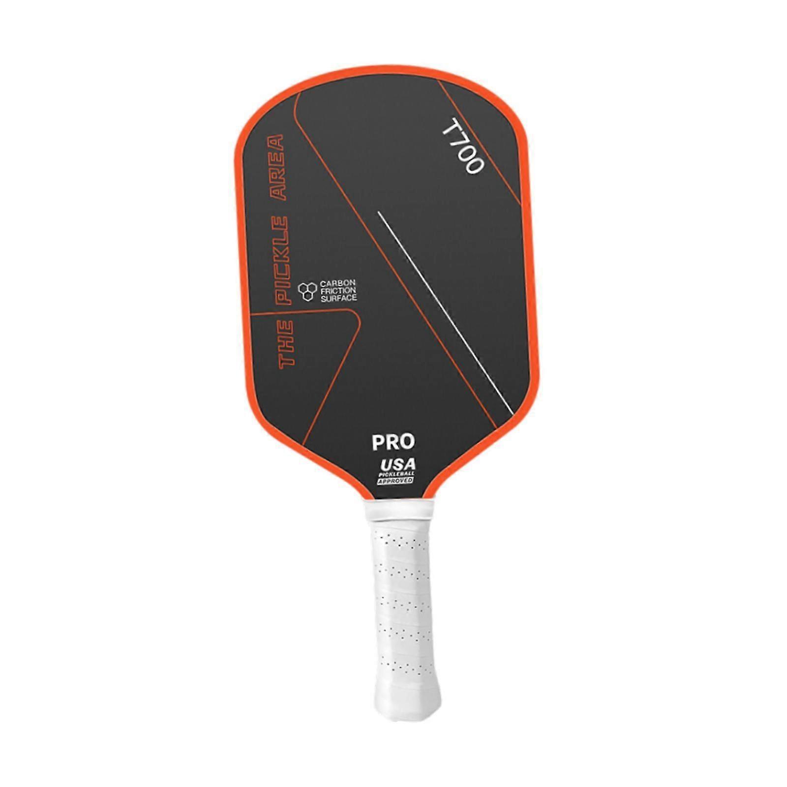 Pickleball Paddle Carbon Fiber Pickleball Racket Ergonomic PP Honeycomb Core Rose Red Edge