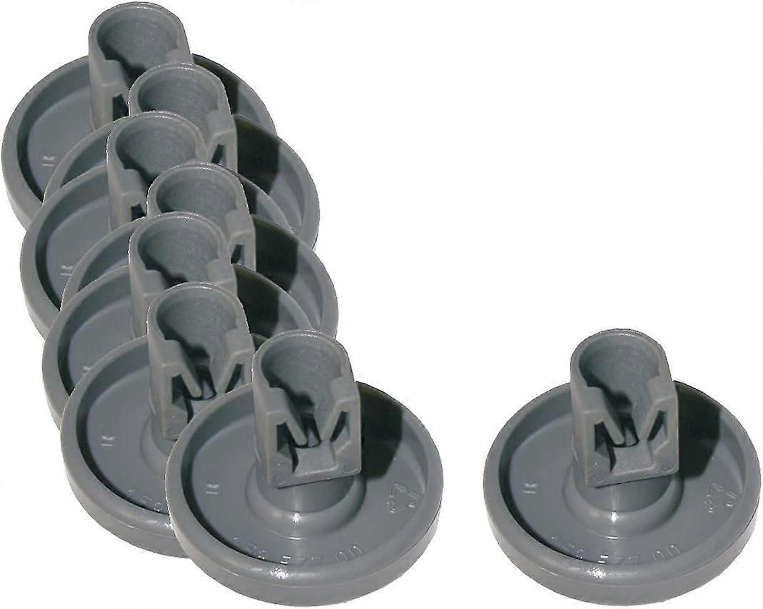 Set of 8 dishwasher basket rollers for lower basket