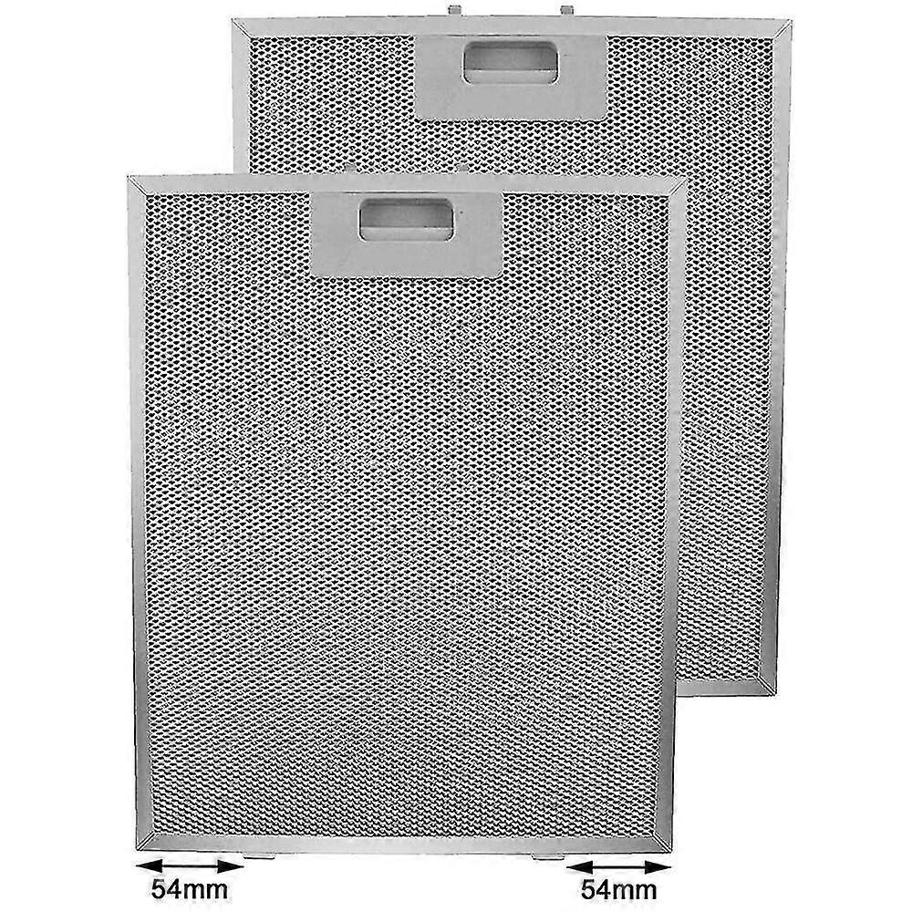 2 x Metal Mesh filter compatible with COOKE & LEWIS Cooker Hood Vent Filters SEN