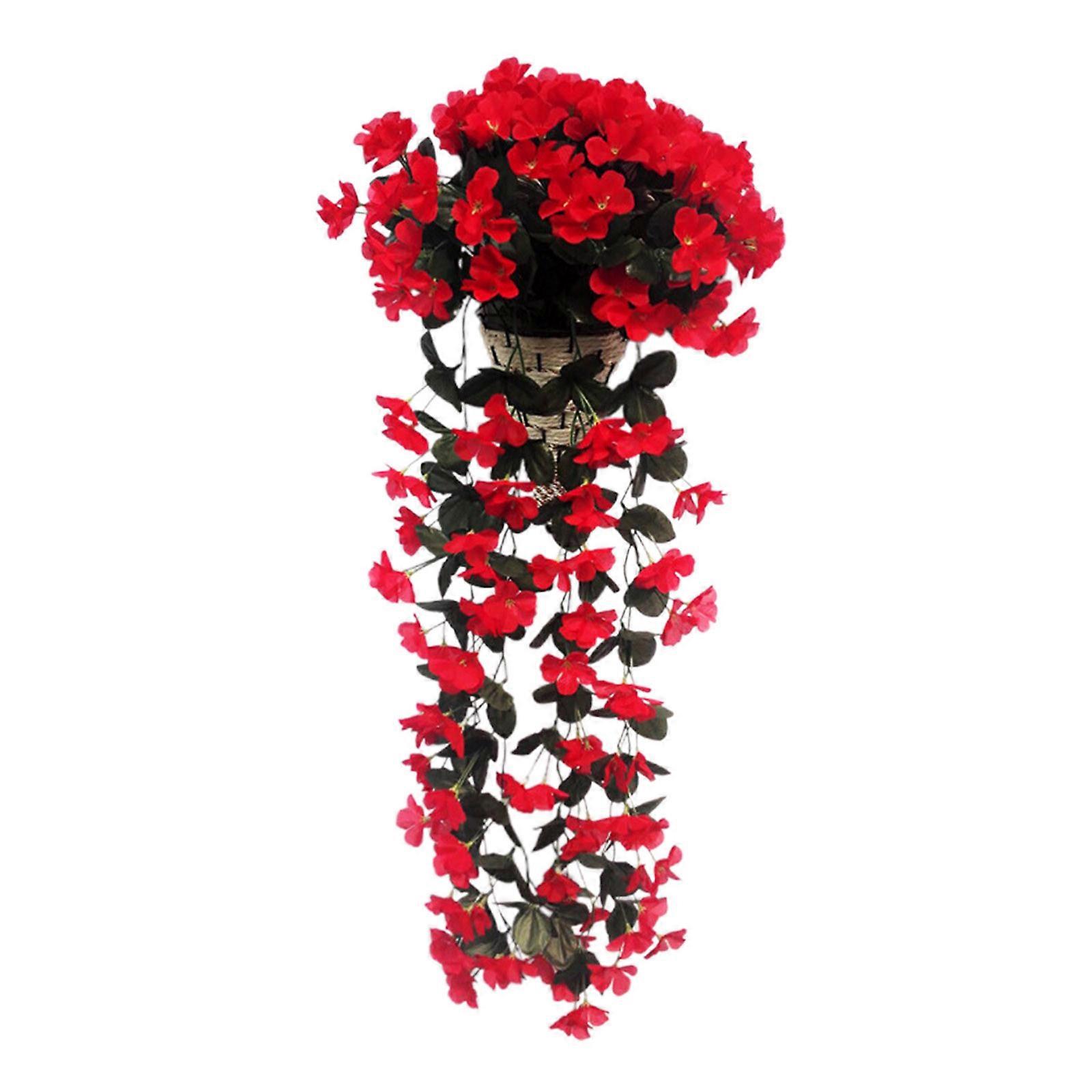 Artificial Chlorophytum Bouquet -irradiation Artificial Garden Fence PUW1823