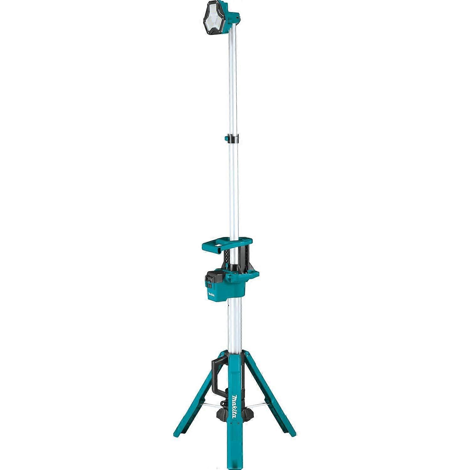 Cordless tower work light for construction and workshops