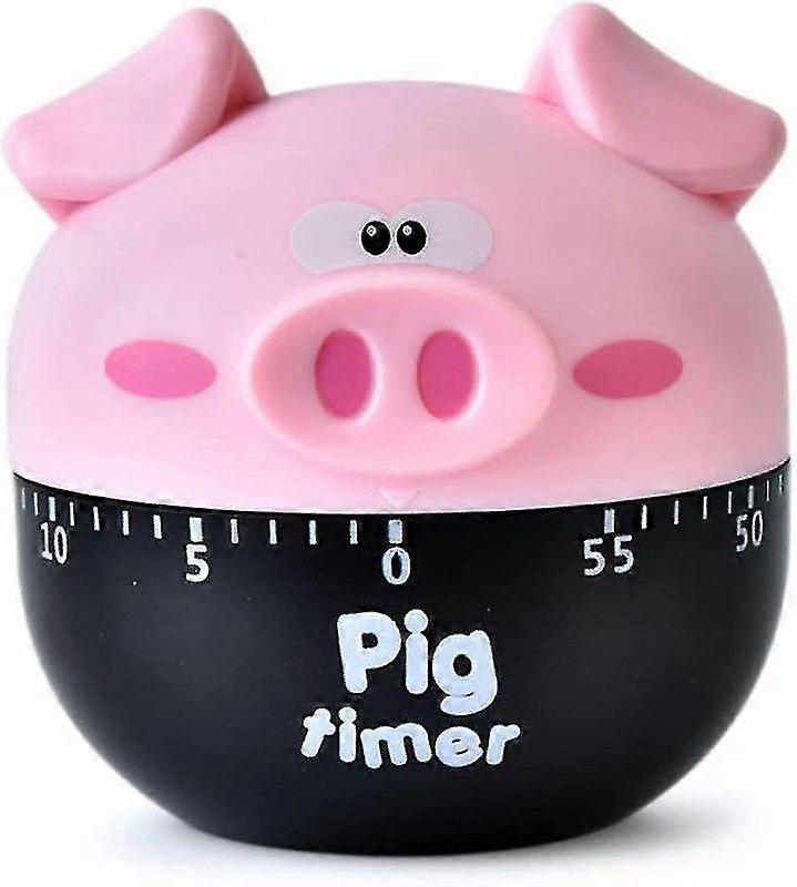 Kitchen Mechanical Timer Pig Shape For Home Baking Yoga