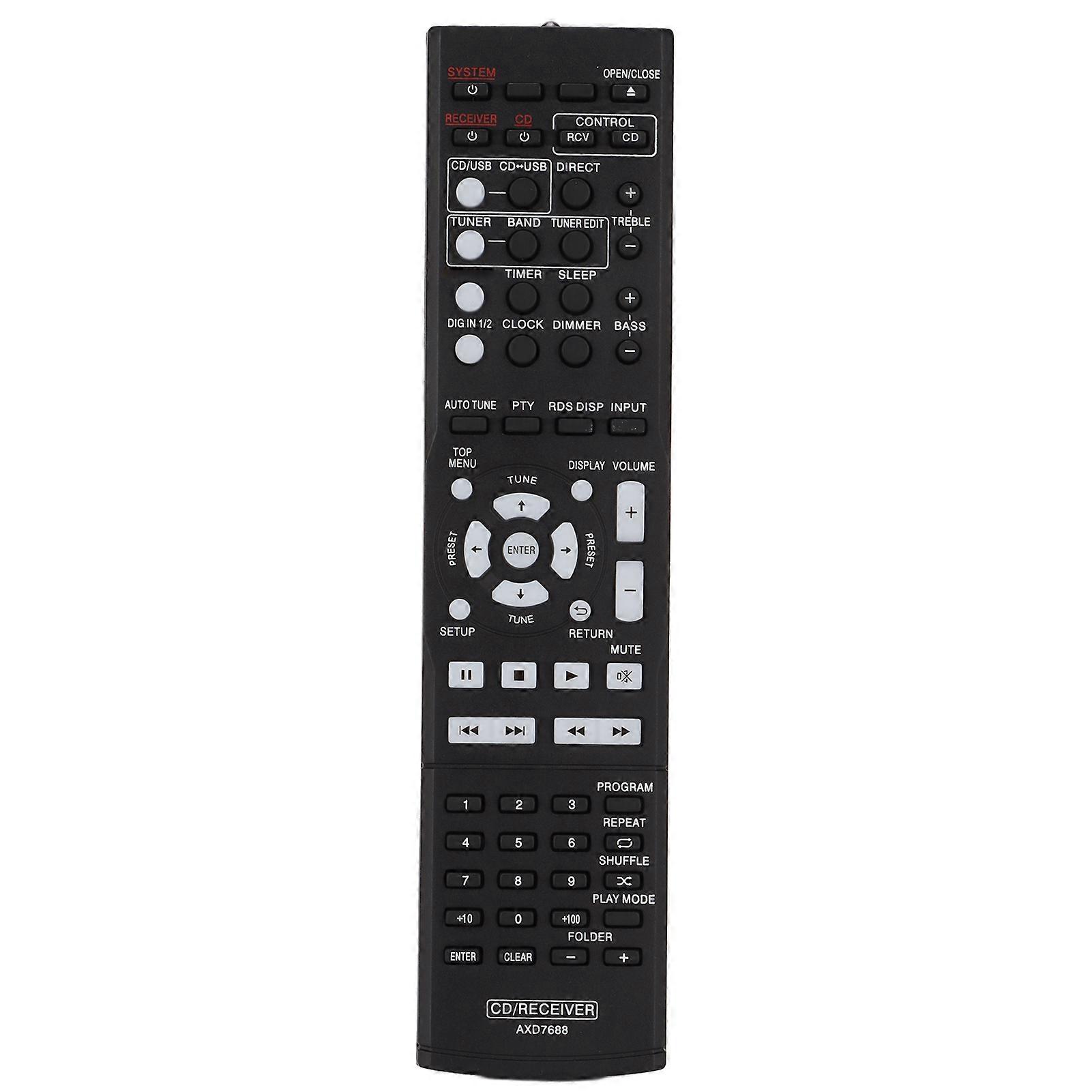 AXD7688 Remote Control AV System Replacement Remote Control Suitable for Pioneer XCP01K XCP01 DAB