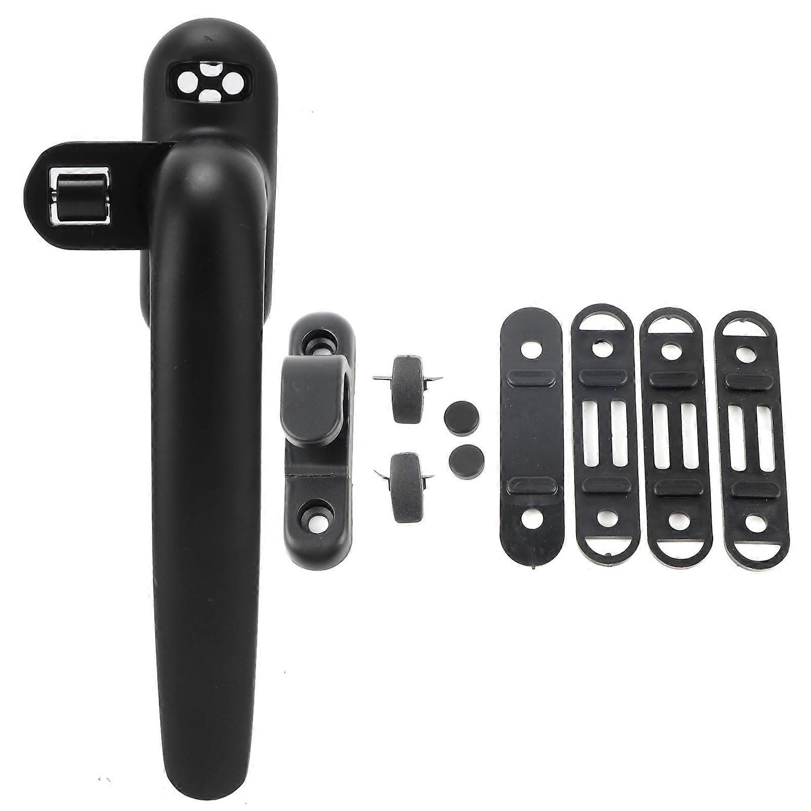 Window Handle with Lock Zinc Alloy Replacement Hardware Fittings Casement Window Accessory
