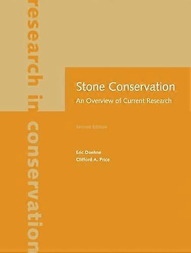 Stone Conservation An Overview of Current Research