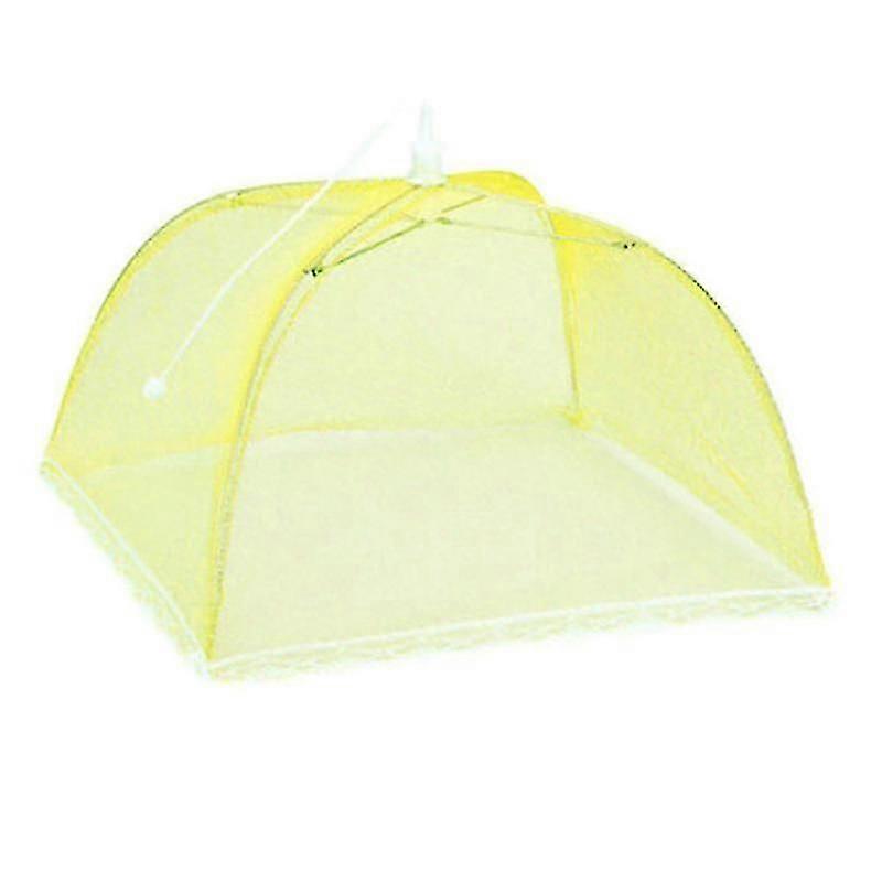 Foldable Food Cover Large Capacity Mesh Fabric Detachable Portable Umbrella Style Dish Cover For Kit