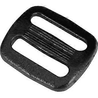Black Plastic Tri-Glide Slide  for Bag Straps, Rifle Slings, Dog Collars  3/4