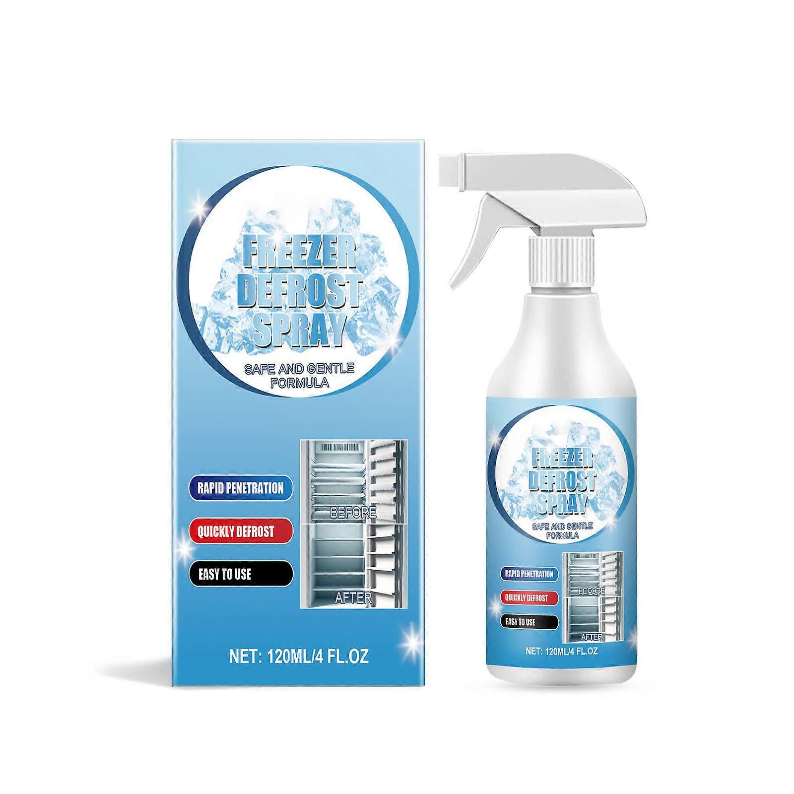 Spray de dégivrage de congélateur Machine à glaçons de fenêtre Robinet d’élimination de la glace Spray polyvalent 120ml