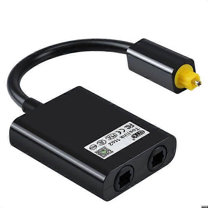 Audio Adapter 1 to 2, digital optical cable splitter, fiber optic audio adapter, fiber distributor adapter