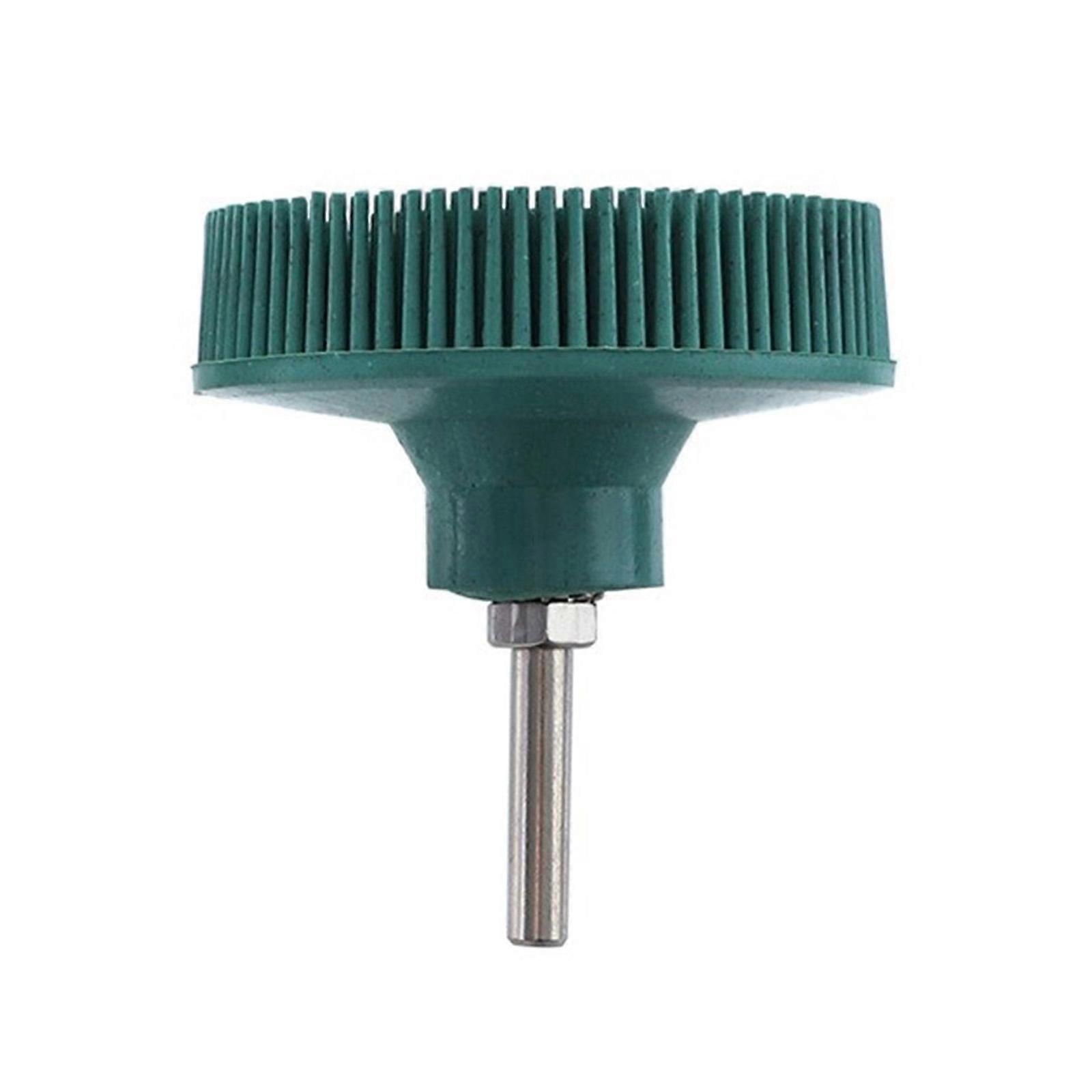 Brosse de perceuse électrique, brosse abrasive diamantée, ébavurage et polissage des métaux, brosse de meulage 2'' 3'', disque à poils en caoutchouc 3 pouces