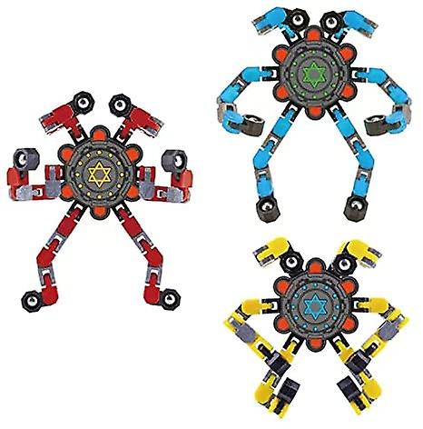 Fidget Spinners Toys with Transformable Chain Mechanical Spiral Twister  (3 Pack) (Green)