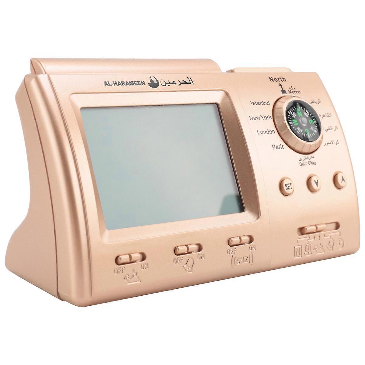 Automatic Digital Clock Islamic Azan Muslim Prayer Alarm Azan Clock for Desktop Table Clock Home Dec