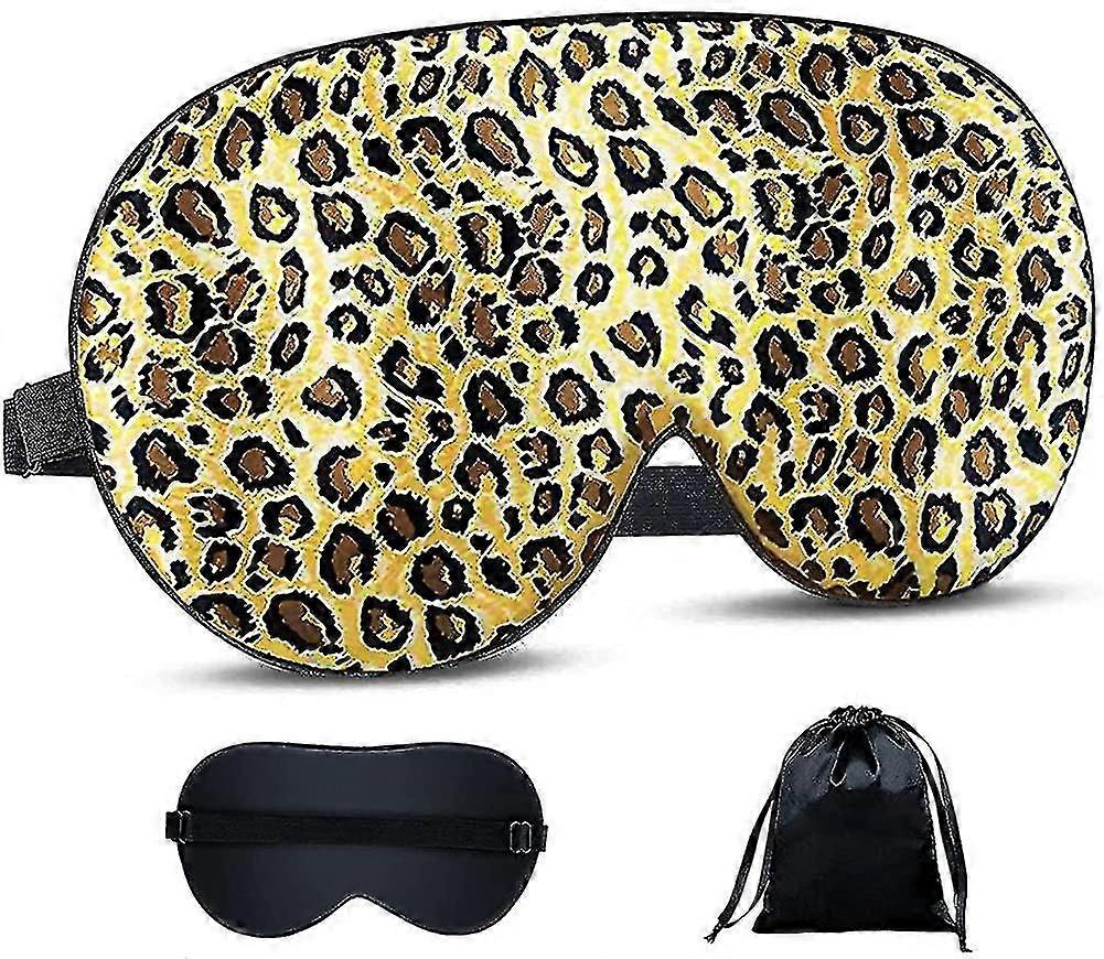 100% Light Blocking Eye Mask Sleeping Mask Ultra Soft Night Mask Wit
