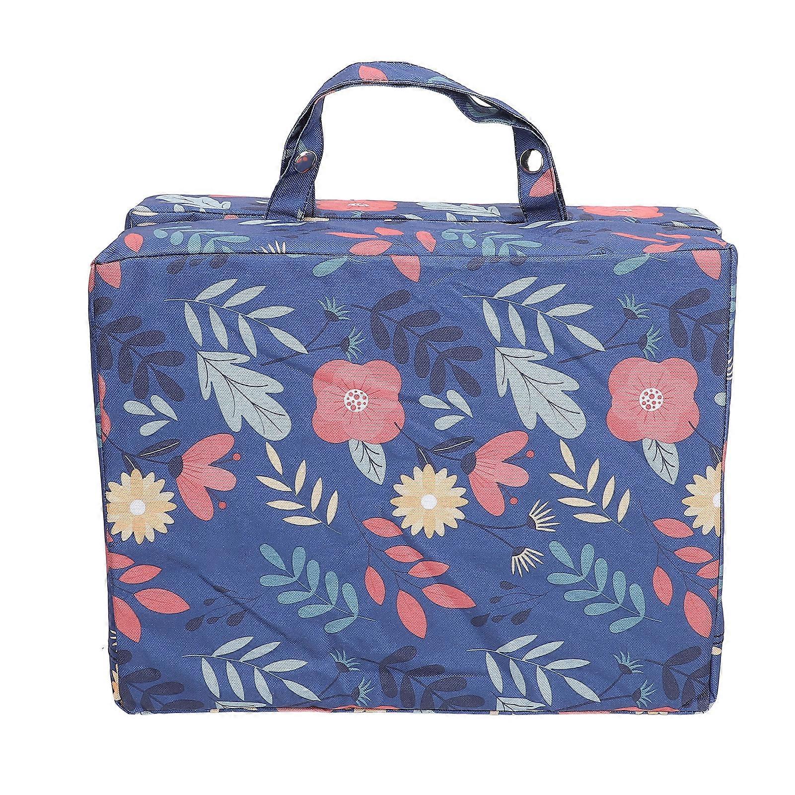 Garden Kneeling Pad Multipurpose Portable Lightweight Thick Knee Pad Cushion for Gardening Exercise Home Yardwork Baby Bath Blue Flower