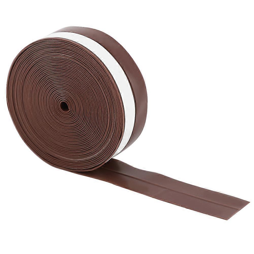 5M 25mm Self adhesive Door Window Sound Insulation Dust Prevent Sealing Strip (Brown)
