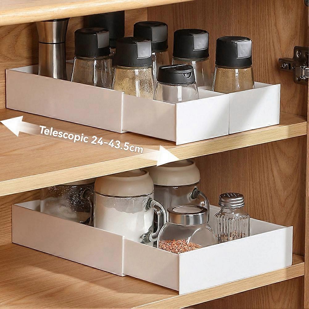 Pull-Out Cabinet Organizer Kitchen Sliding Cabinet Basket rectangle