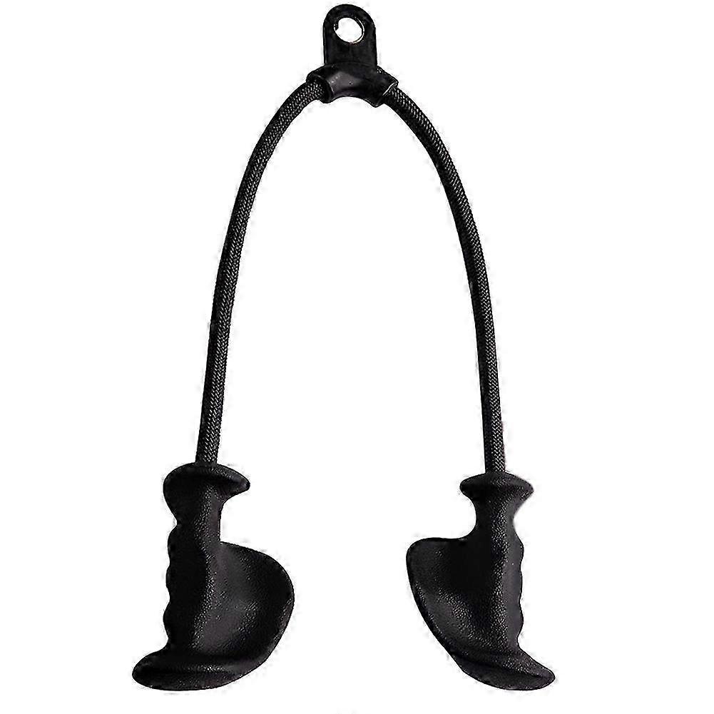 Tricep Pulldown Rope with Ergonomic Non-Slip Rubber Grips for Maximizing Muscle Activation at the Gym