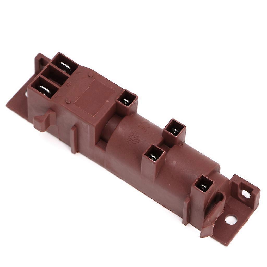 220-240V Gas Stove AC Pulse Lgniter With Four Terminal Connections Safe Tool Brown