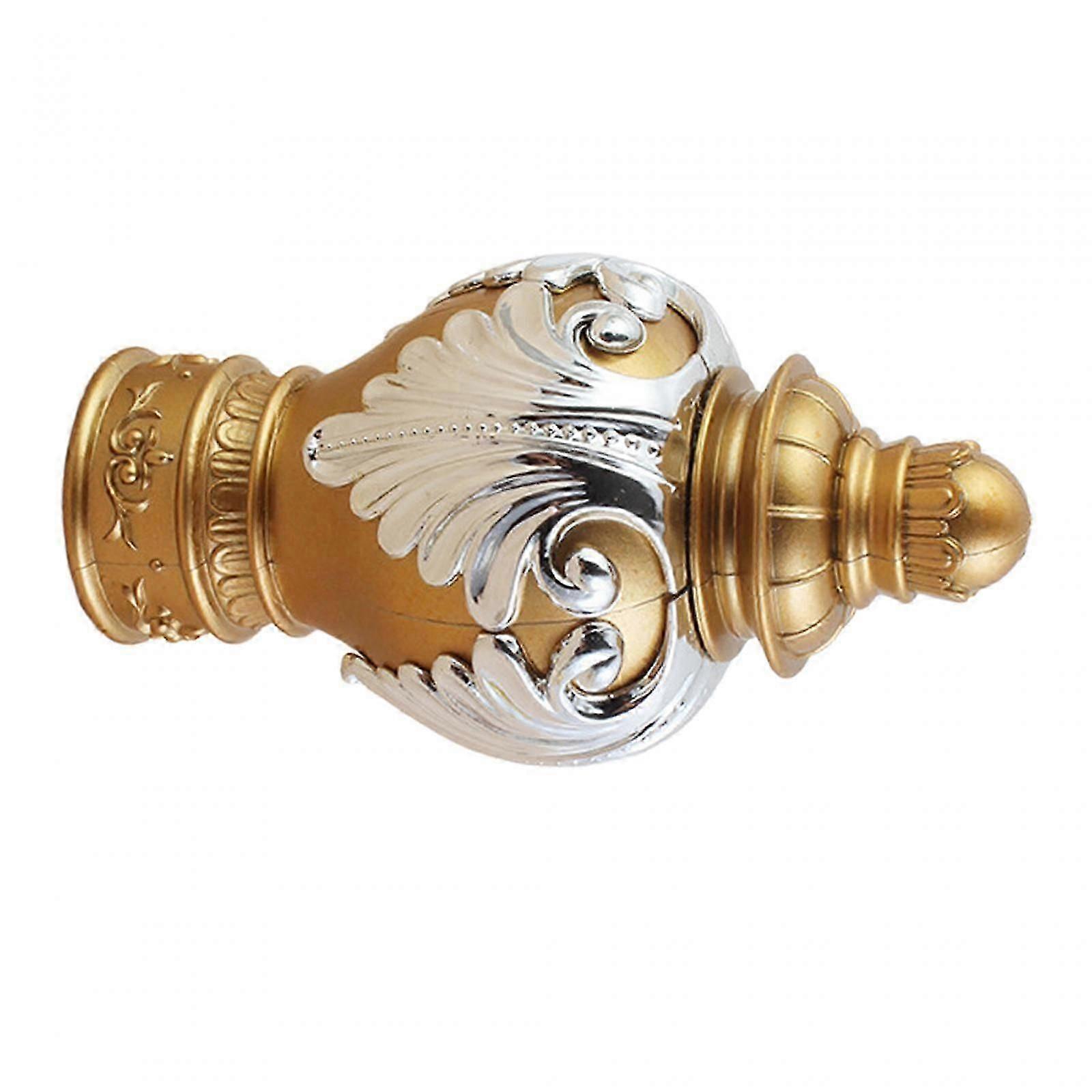 Finials Curtain Rod End Curtain Pole Finials Drape Rod Finials Flower Pattern ...