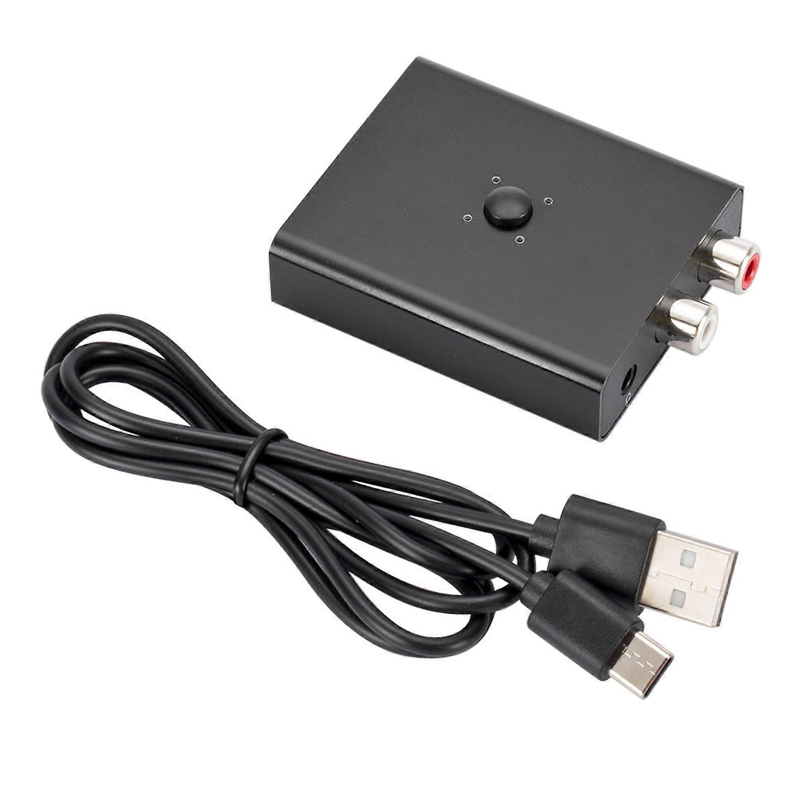 Wireless Bluetooth-compatible 5.0 Audio Receiver for Low Latency 3D Surround