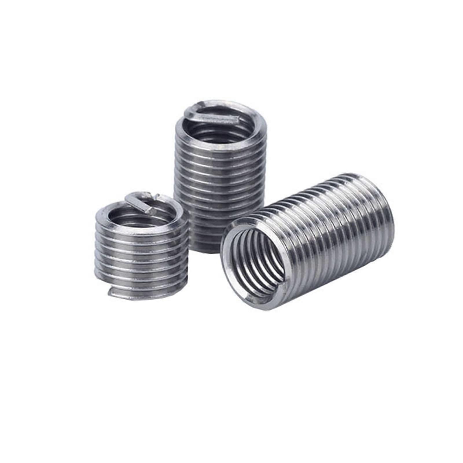 Wire Thread Inserts Helical Coiled Stainless Steel M14x1.5 Thread Repair Inserts 10 Pcs 2D/3D Length