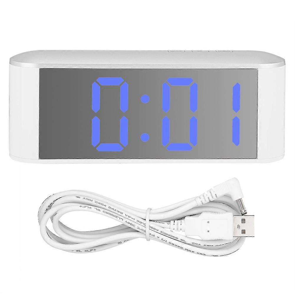 Household Desktop Multifunctional LED Electronic Digital Alarm Clock with Temperature TestingBlue