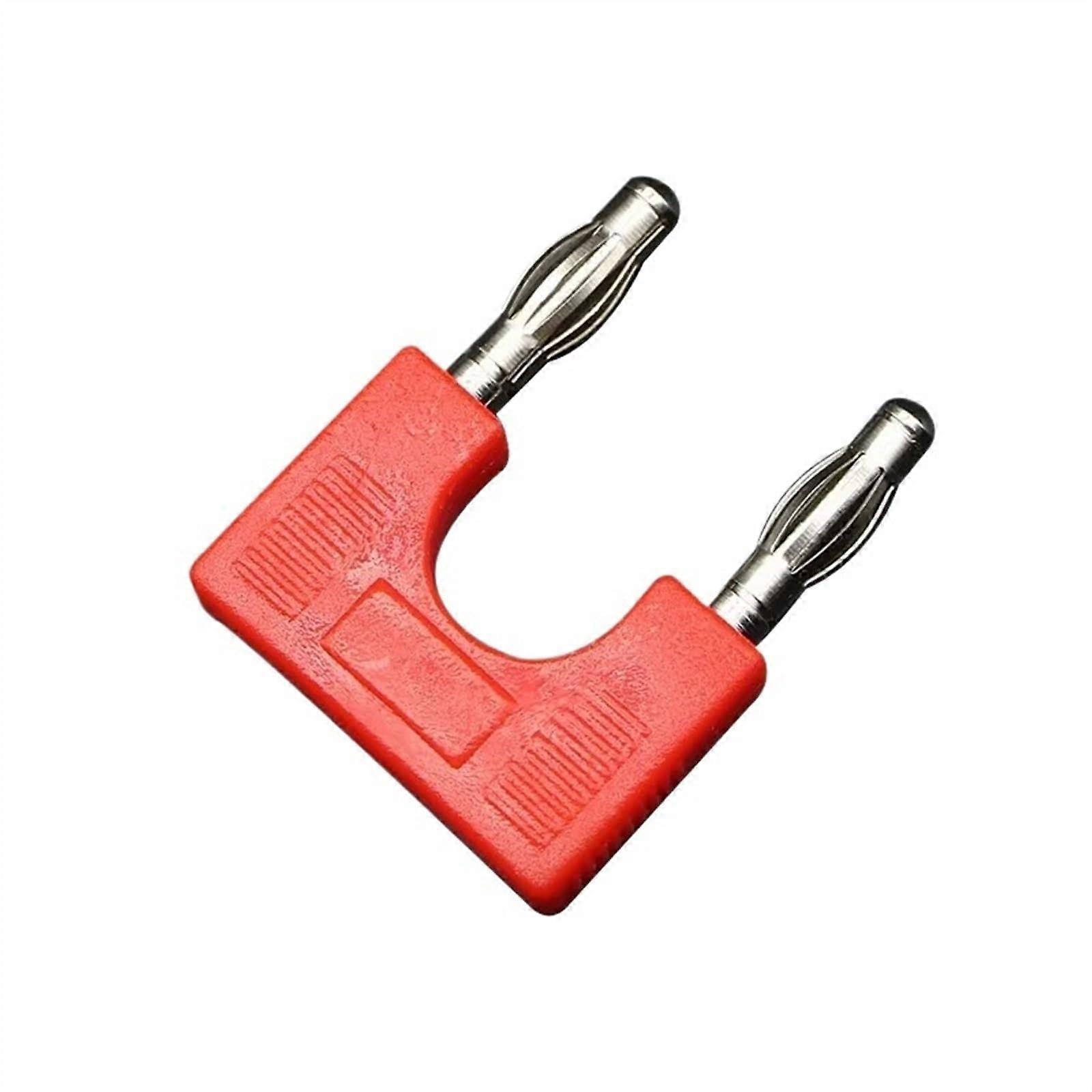 8pcs/4mm Banana Electrical Connector Short-Circuit Terminal Couple Adapter Jumper Instrument Test Line Socket(8 Black)