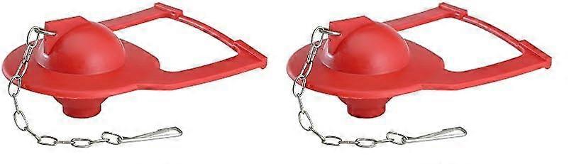 2011BP Hinge Flapper for Kohler Toilets - Red Toilet Repair Parts Compatible with Kohler 84995 1000490 (Pack of 2)