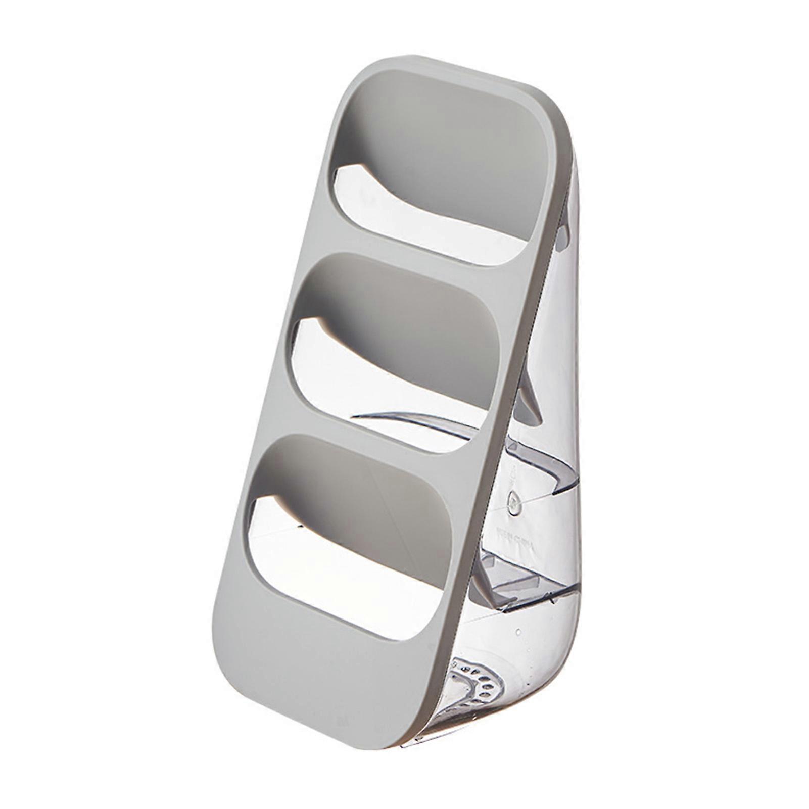 Multifunctional Chopsticks Storage Box with Vertical 3-compartment Bottom